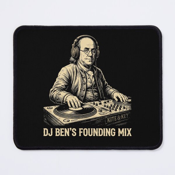 Item preview, DJ Ben's Founding Mix | Funny Benjamin Franklin 250 Years 2026 designed and sold by Alluka Brand.
