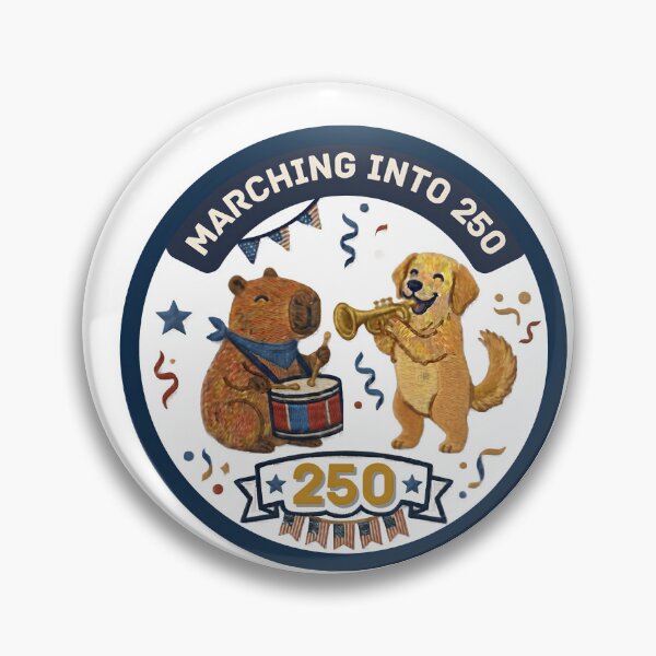 Item preview, Marching Into 250 Capybara Dog Marching Band designed and sold by laughingshirts.