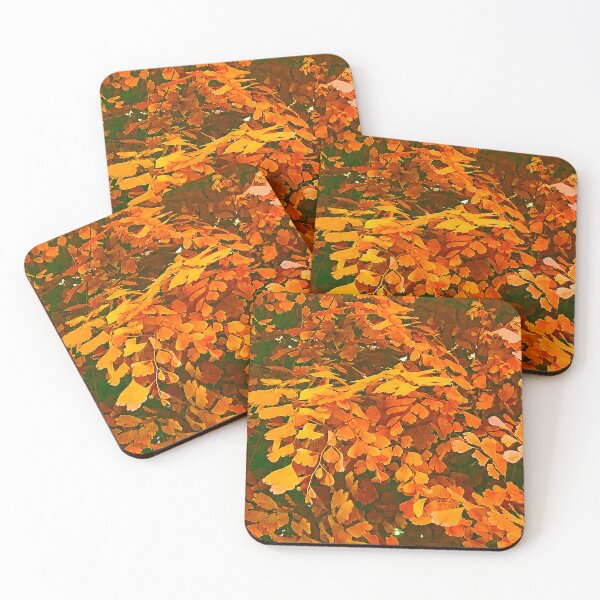 Item preview, Autumn Tangerine-Orange And Fall Red Leaves designed and sold by DEC02.