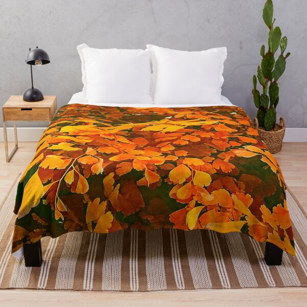 Item preview, Autumn Tangerine-Orange And Fall Red Leaves designed and sold by DEC02.