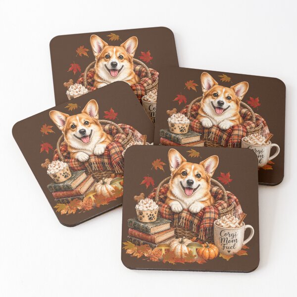Item preview, Corgi Mom Fuel Fall Autumn Pumpkin Dog designed and sold by tamdevo1.