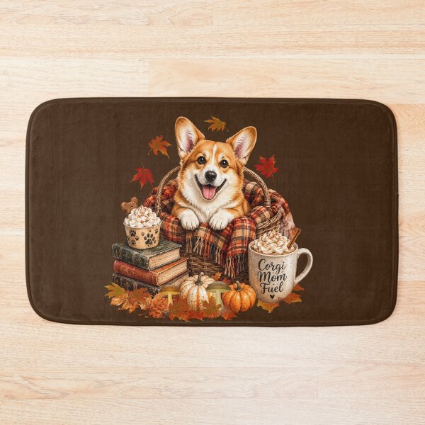 Item preview, Corgi Mom Fuel Fall Autumn Pumpkin Dog designed and sold by tamdevo1.