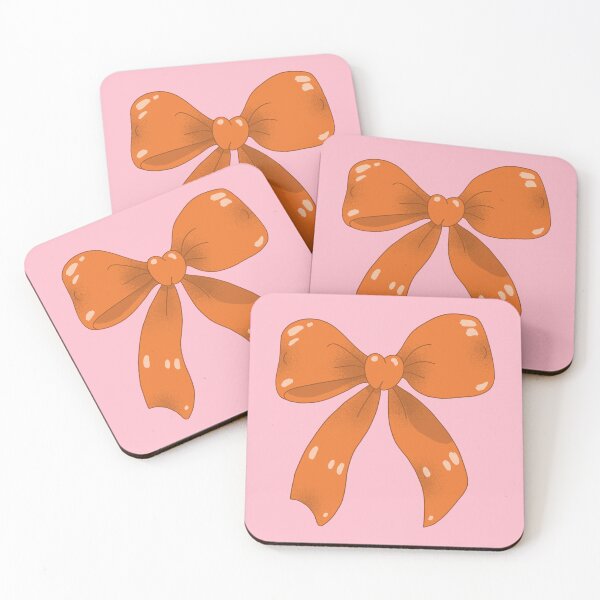 Item preview, Coquette Orange Ribbon Bow  designed and sold by yellowflowerhut.
