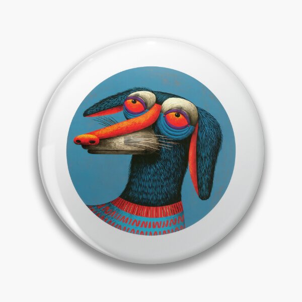 Item preview, T-Shirt - Sticker - Surreal Dachshund in Sweater designed and sold by ForeverPrintsOK.
