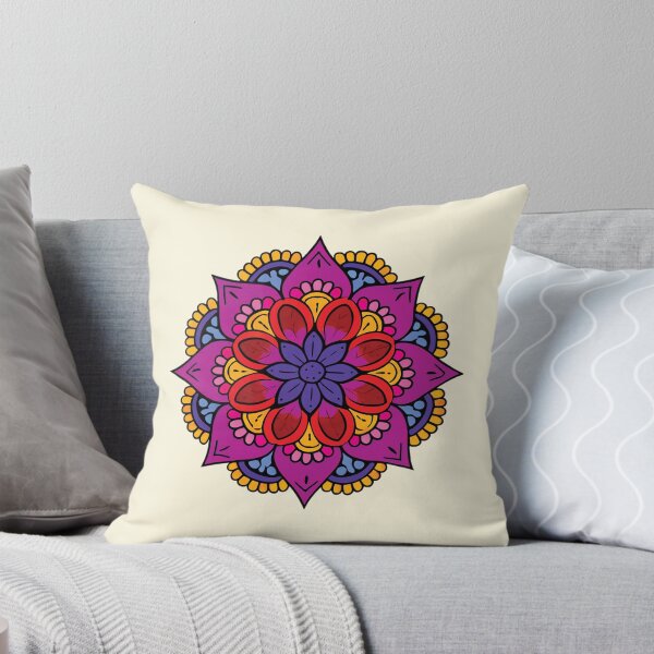 Item preview, Folk Mandala designed and sold by CharlottePlaceArt.