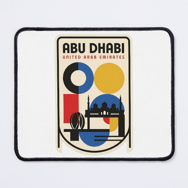 Item preview, Abu Dhabi United Arab Emirates Geometric Bauhaus Cityscape designed and sold by k3rstman1.
