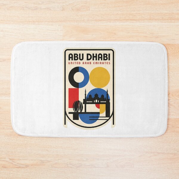 Item preview, Abu Dhabi United Arab Emirates Geometric Bauhaus Cityscape designed and sold by k3rstman1.