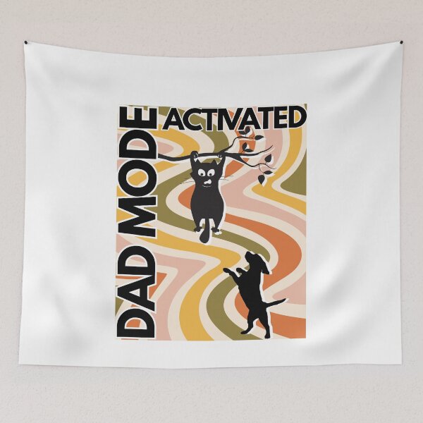 Item preview, DAD MODE: ACTIVATED | Funny Father's Day Gaming Dad Design designed and sold by MagnetStyle.