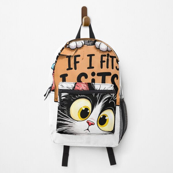 Item preview, If I Fits, I Sits! – Funny Cute Cat in a Box designed and sold by vansaidshop ⭐⭐⭐⭐⭐.