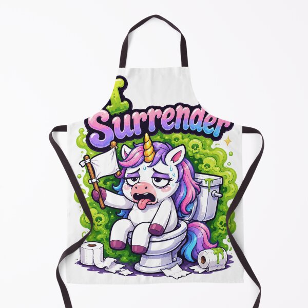 Item preview, I Surrender Unicorn Toilet designed and sold by Idans.