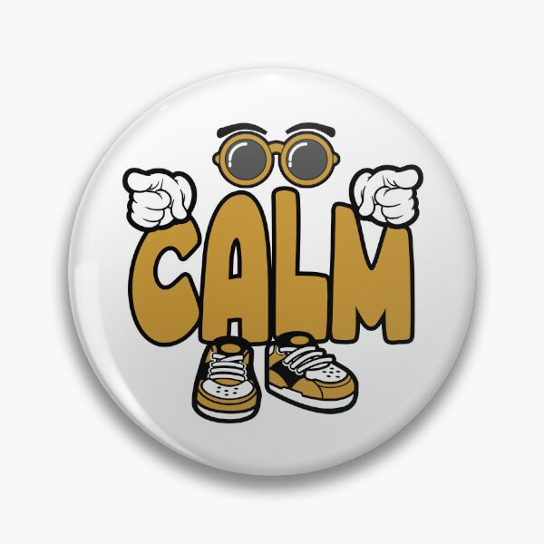 Item preview, Calm – Mindfulness Cartoon Character Retro Calm Design Gift for Yoga Lovers  designed and sold by NFTWords.