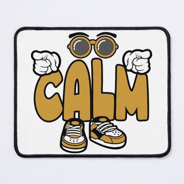 Item preview, Calm – Mindfulness Cartoon Character Retro Calm Design Gift for Yoga Lovers designed and sold by NFTWords.