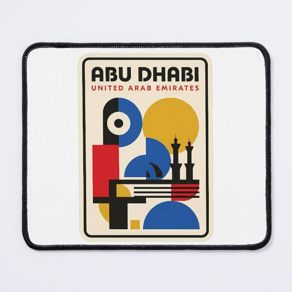 Item preview, Vintage Abu Dhabi UAE Geometric Bauhaus Style designed and sold by k3rstman1.