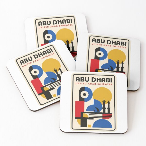 Item preview, Vintage Abu Dhabi UAE Geometric Bauhaus Style designed and sold by k3rstman1.