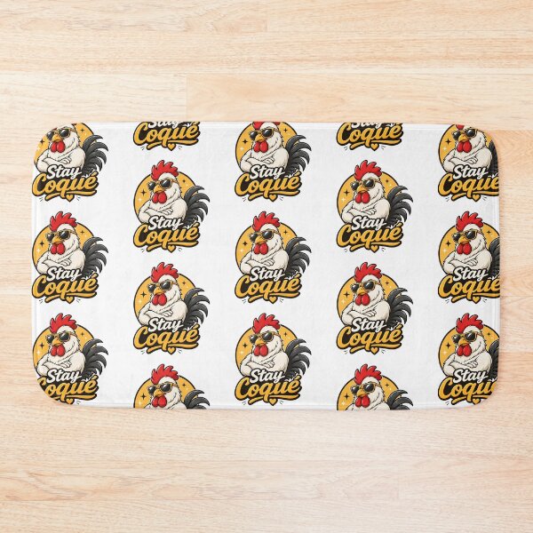 Item preview, Stay Coqué – Cool Cartoon Rooster with Sunglasses Funny Chicken designed and sold by AFI-Studio.