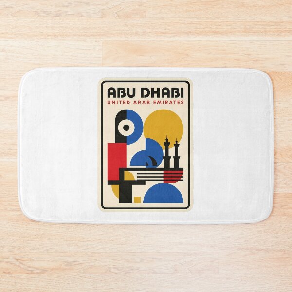 Item preview, Vintage Abu Dhabi UAE Geometric Bauhaus Style designed and sold by k3rstman1.