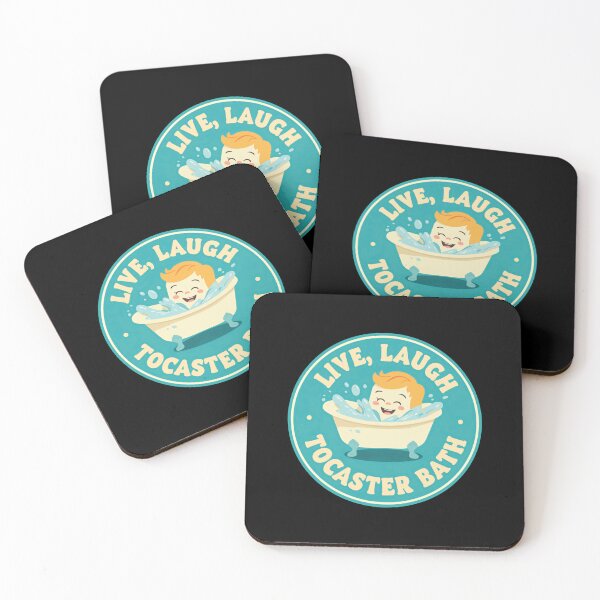 Item preview, Live, Laugh Tocaster Bath Dark Humor Internet Meme designed and sold by RetroMini2026.