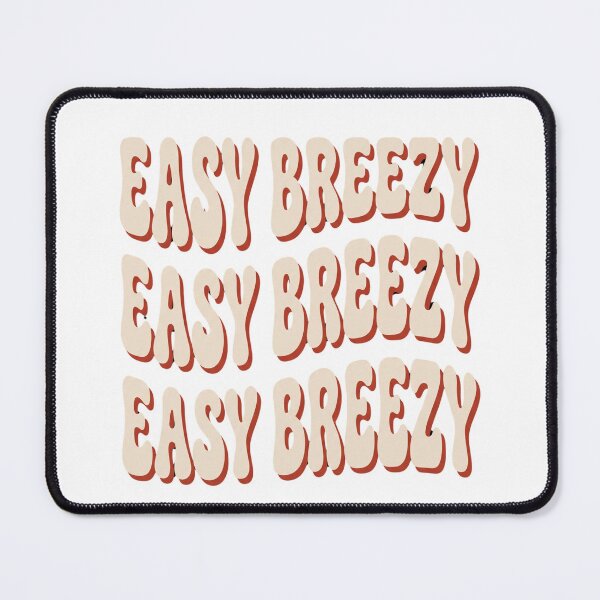 Item preview, Easy Breezy Retro 70s Wavy Typography Anti Hustle Graphic designed and sold by Ortsas.