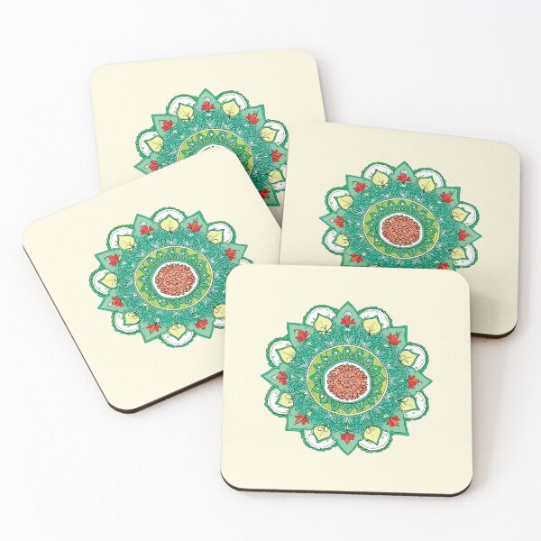 Item preview, Folk Mandala designed and sold by CharlottePlaceArt.