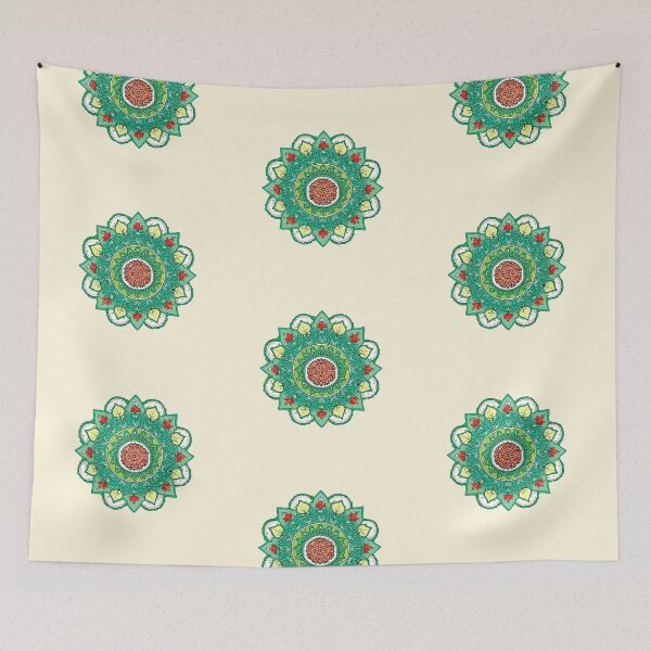 Item preview, Folk Mandala designed and sold by CharlottePlaceArt.