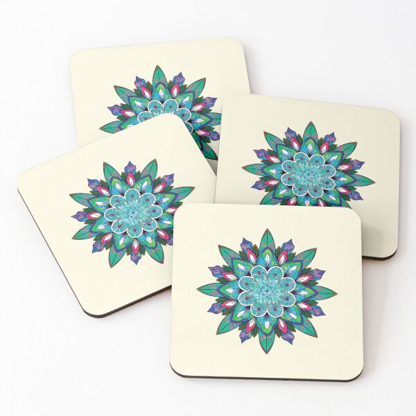 Item preview, Folk Mandala designed and sold by CharlottePlaceArt.