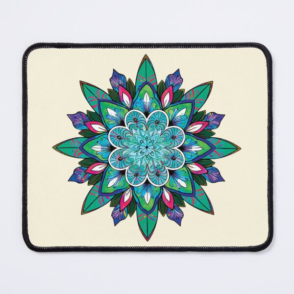 Item preview, Folk Mandala designed and sold by CharlottePlaceArt.