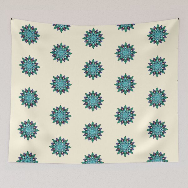 Item preview, Folk Mandala designed and sold by CharlottePlaceArt.