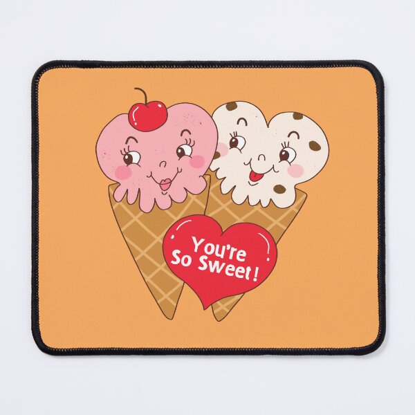 Item preview, You’re So Sweet Valentine Ice Cream Cones designed and sold by yellowflowerhut.