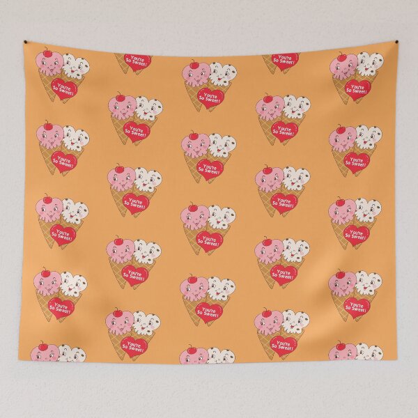 Item preview, You’re So Sweet Valentine Ice Cream Cones designed and sold by yellowflowerhut.