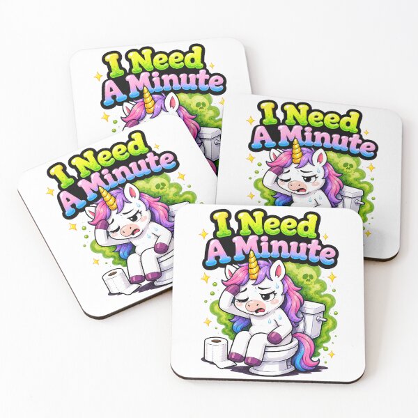 Item preview, I Need A Minute Unicorn designed and sold by Idans.