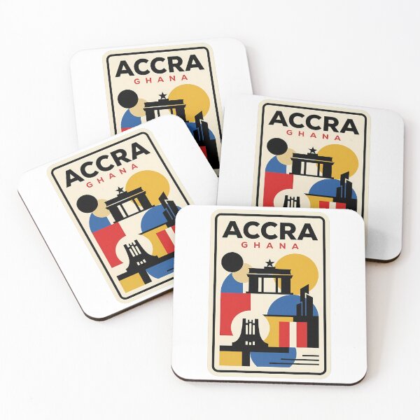 Item preview, Accra Ghana Independence Arch Retro Geometric Minimalist designed and sold by k3rstman1.