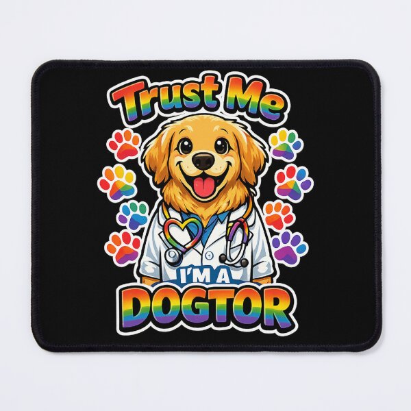 Item preview, Rainbow Veterinarian Humor Gift For Dog Mom Dog Dad LGBTQ Ally Trust Me I'm A Dogtor Funny Pride Month Dog Lover designed and sold by Im-Ara.