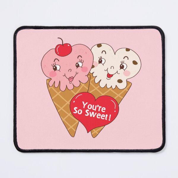Item preview, You’re So Sweet Valentine Ice Cream Cones designed and sold by yellowflowerhut.