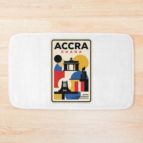 Item preview, Accra Ghana Independence Arch Retro Geometric Minimalist designed and sold by k3rstman1.