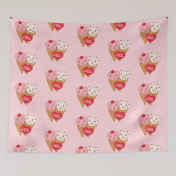 Item preview, You’re So Sweet Valentine Ice Cream Cones designed and sold by yellowflowerhut.
