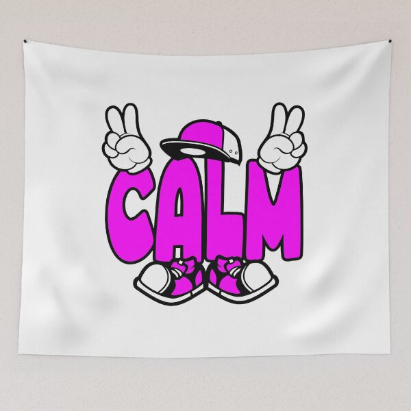 Item preview, Calm – Mindfulness Cartoon Character Retro Calm Design Gift for Therapists designed and sold by NFTWords.