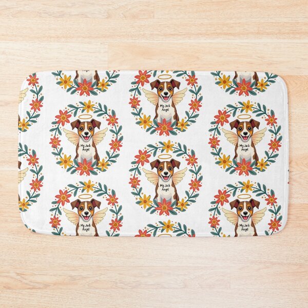 Item preview, Jack Russell Terrier angel with My Jack Angel text designed and sold by Prints by Mat.