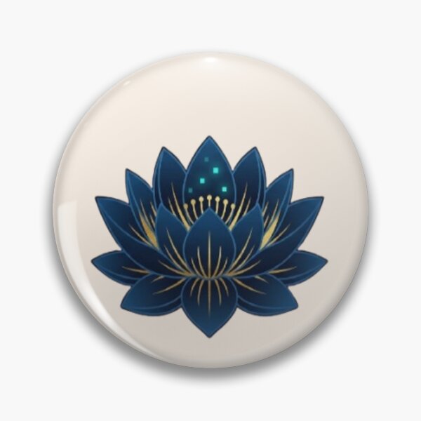 Item preview, Minimalist Cyber Lotus Flower Line Art designed and sold by Inkfino.