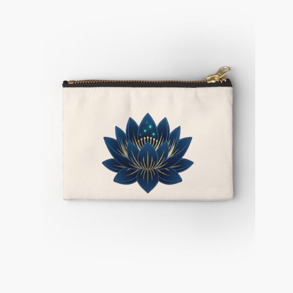Item preview, Minimalist Cyber Lotus Flower Line Art designed and sold by Inkfino.