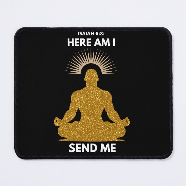 Item preview, Isaiah 6:8: Here Am I Send Me - Christian Faith Dark Edition designed and sold by THEDREAMCHASER.