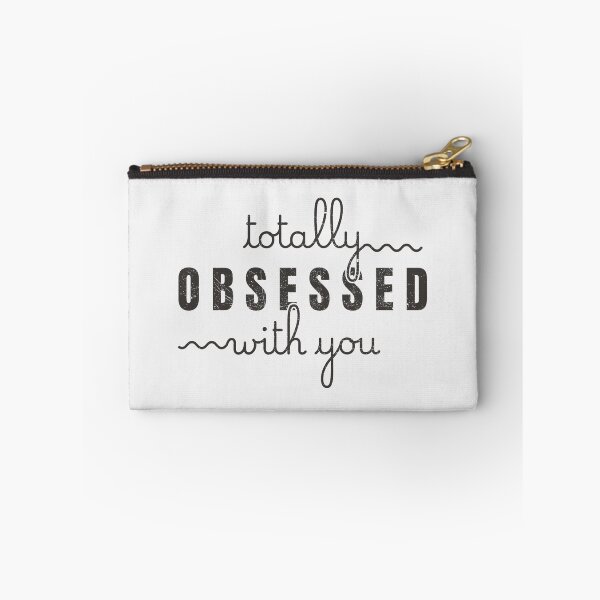 Item preview, Totally Obsessed With You Quirky Text Design Black designed and sold by TackyTime.
