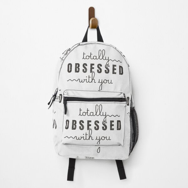 Item preview, Totally Obsessed With You Quirky Text Design Black designed and sold by TackyTime.
