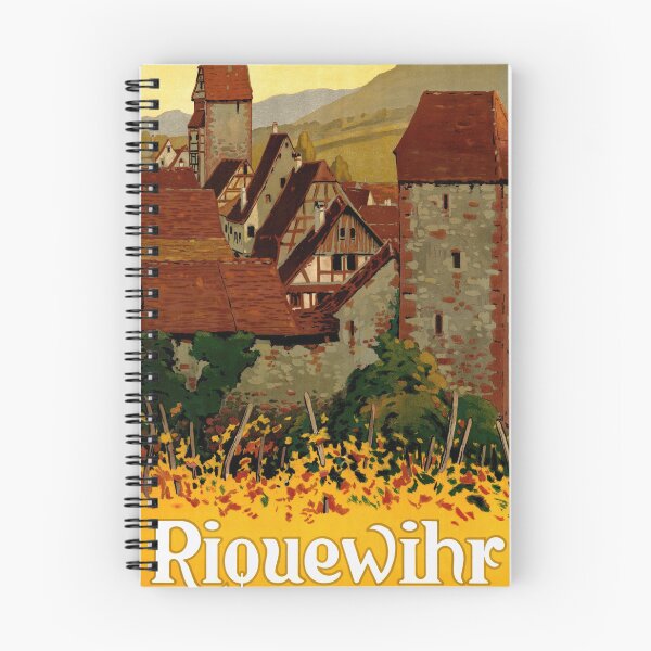 Item preview, Vintage Riquewihr Travel Poster | Art Nouveau Style | Medieval Alsace Town | Rustic Charm | Digital Download | Home Decor designed and sold by artofuniverse.