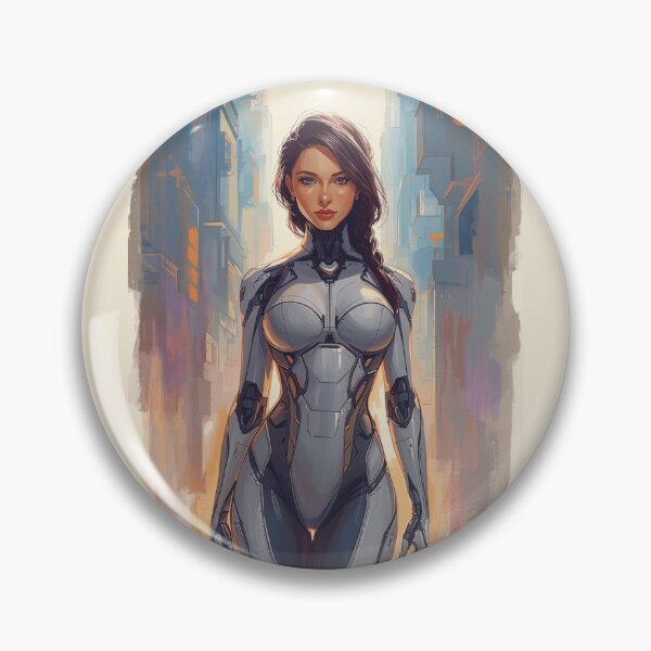 Item preview, Cyborg Girl designed and sold by ArtCraftLab.