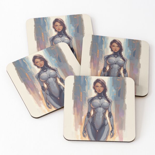 Item preview, Cyborg Girl designed and sold by ArtCraftLab.