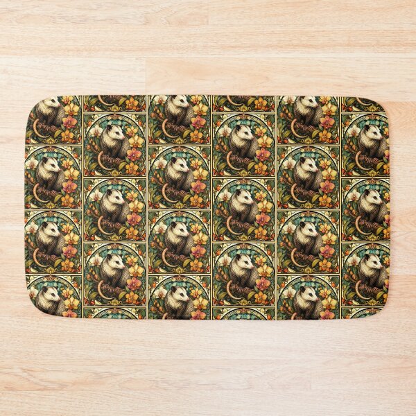 Item preview, Opossum in Botanical designed and sold by scicilysimonee.