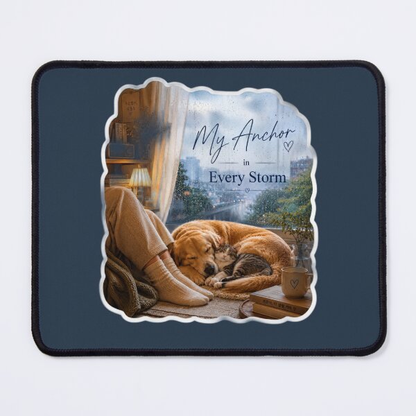 Item preview, My Anchor In Every Storm – Cozy Pet Comfort Dog & Cat Design designed and sold by Safe Haven Pets.