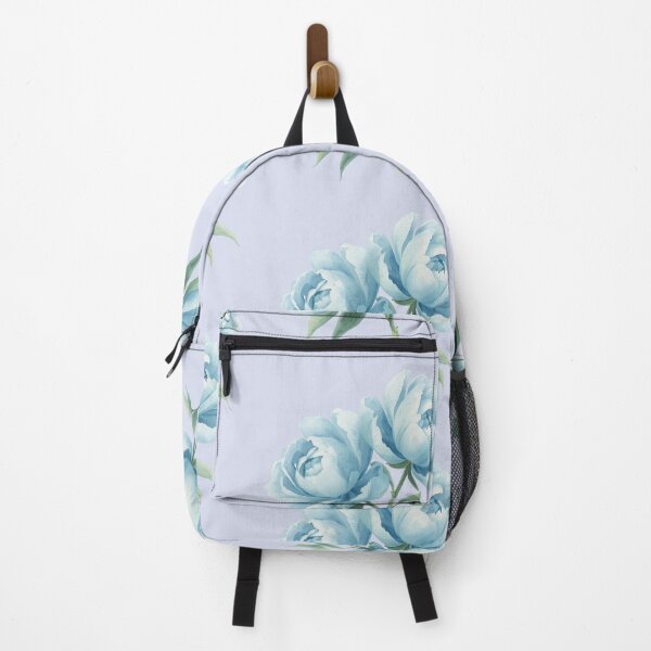 Item preview, Light blue peonies watercolor designed and sold by uunaa.