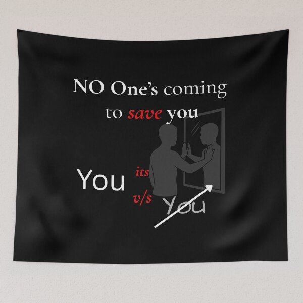 Item preview, You vs You_Black designed and sold by Revvork Designs.
