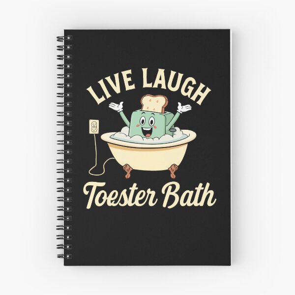Item preview, Live Laugh Toester Bath Dark Humor Sarcastic Parody designed and sold by RetroMini2026.